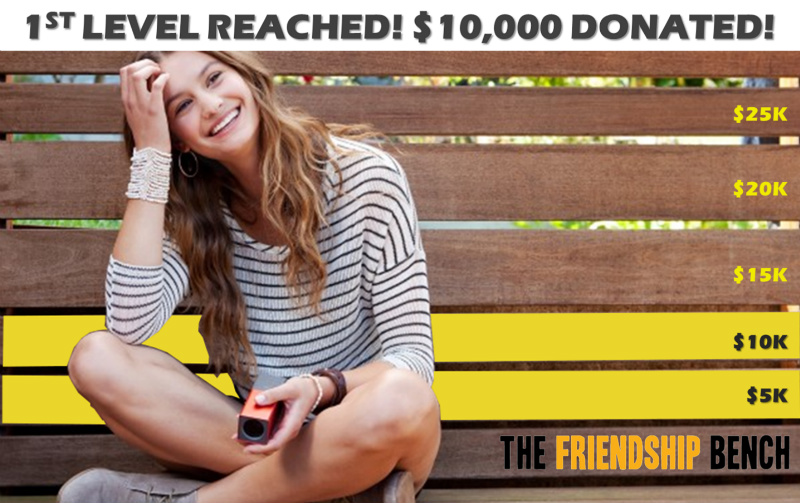 The Friendship Bench Achieves First Fundraising Target