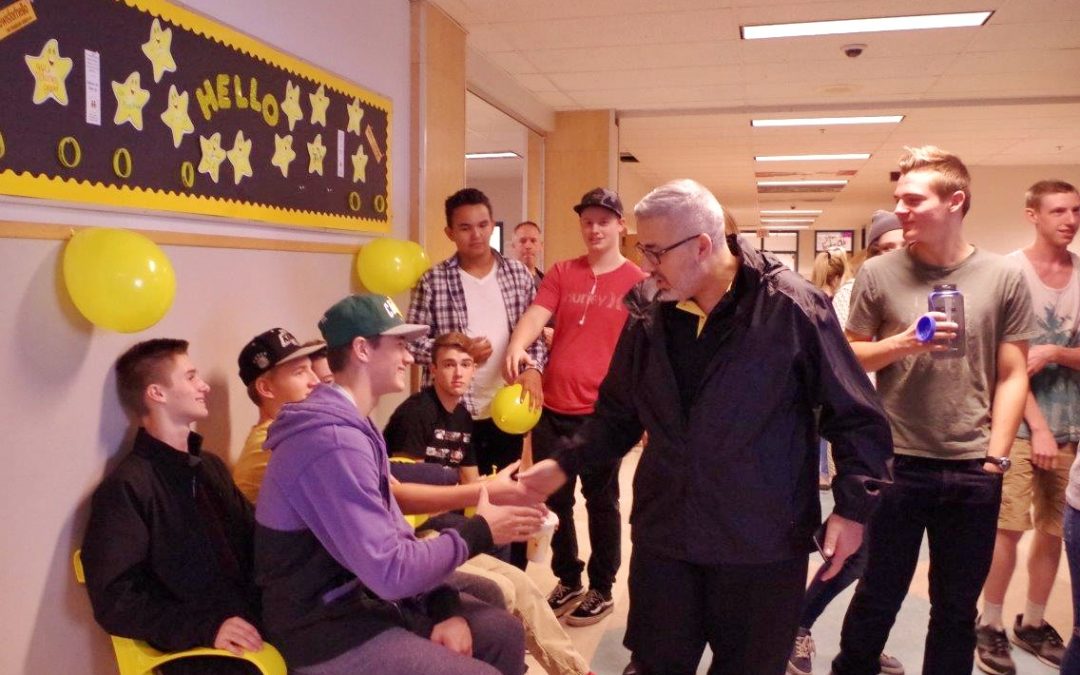 Western Canada Secondary School Unveils Friendship Bench