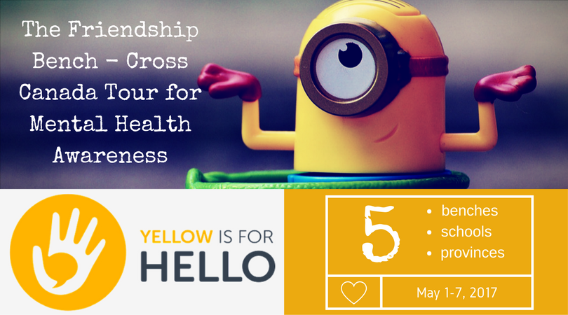 The Friendship Bench Cross-Canada Tour For Mental Health Awareness Week
